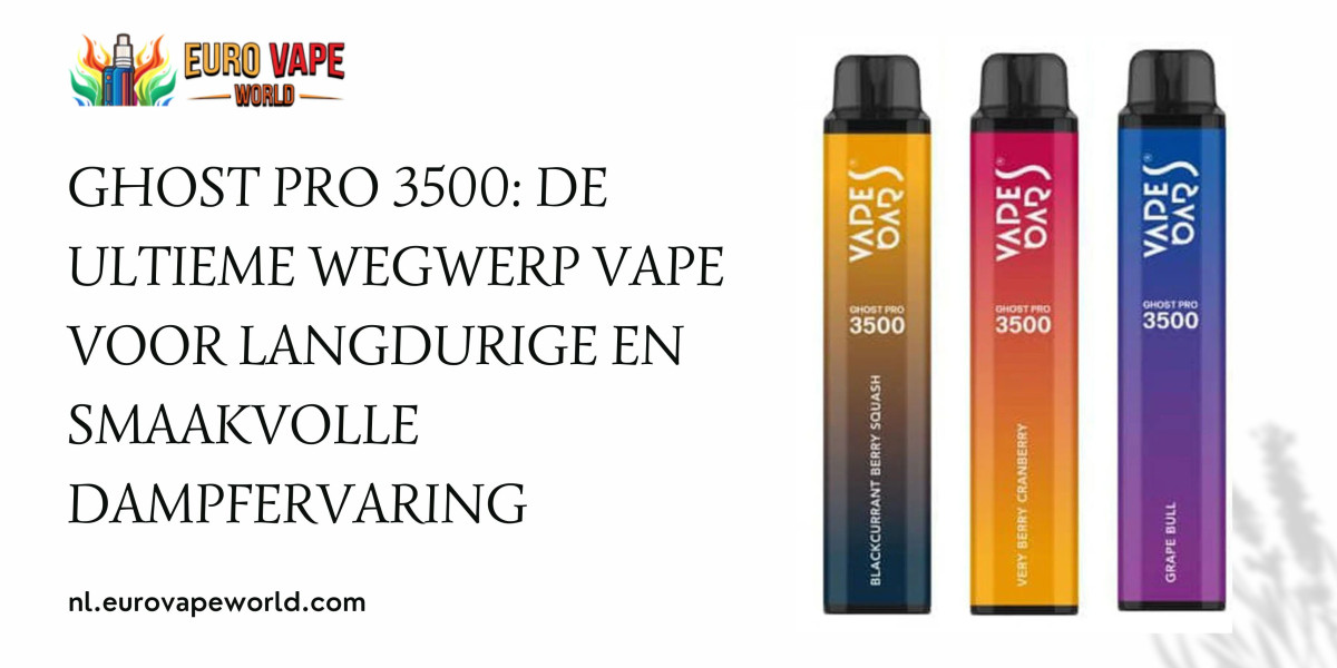 Ghost Pro 3500: De Ultieme Wegwerp Vape voor Langdurige en Smaakvolle Dampfervaring