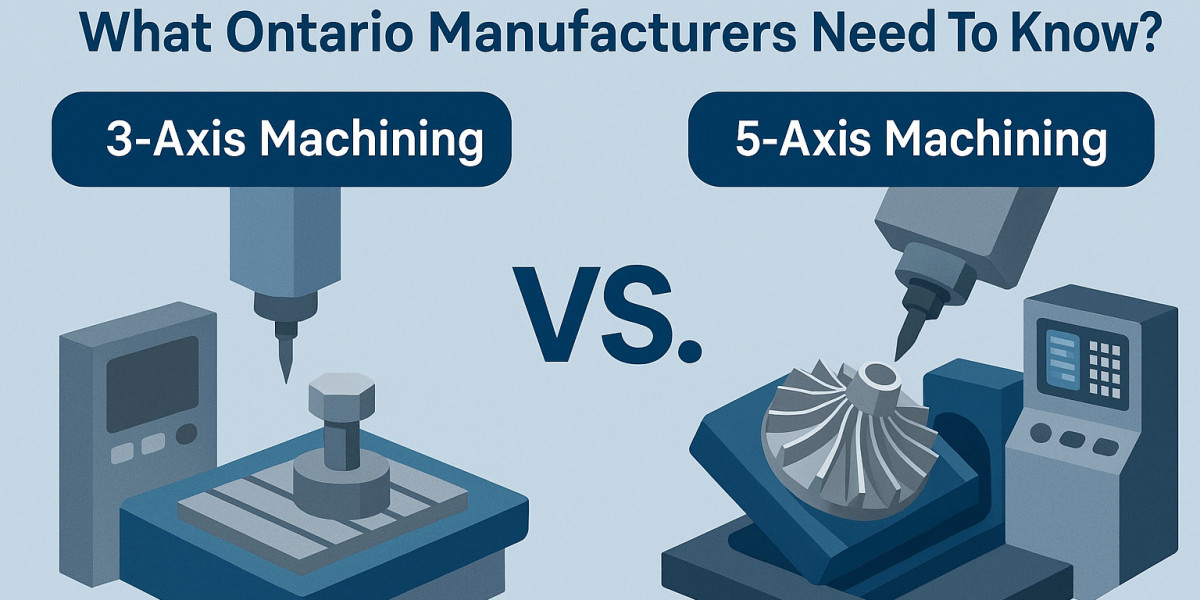 Comparing 3-Axis Vs. 5-Axis Machining: What Ontario Manufacturers Need To Know?