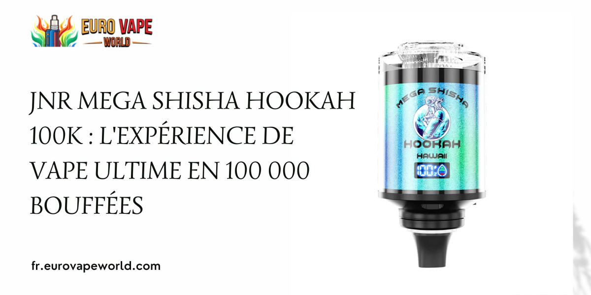 JNR Mega Shisha Hookah 100K : L&amp;#039;Expérience de Vape Ultime en 100 000 Bouffées