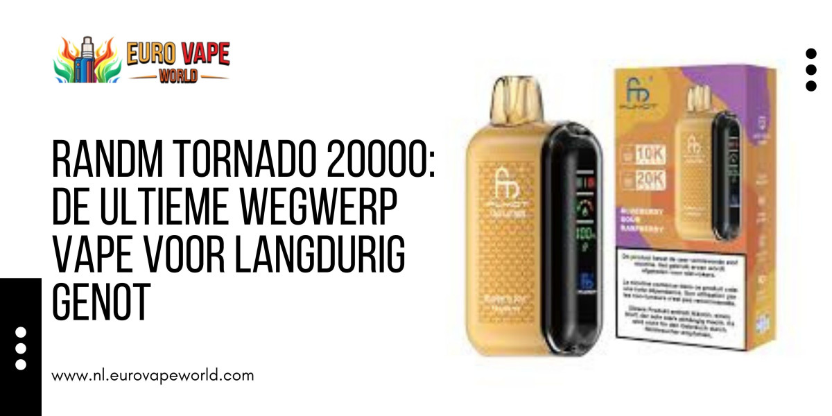 RandM Tornado 20000: De Ultieme Wegwerp Vape voor Langdurig Genot