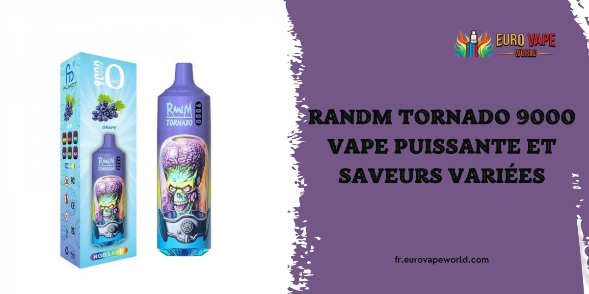 RandM Tornado 9000 : Vape Puissante et Saveurs Variées