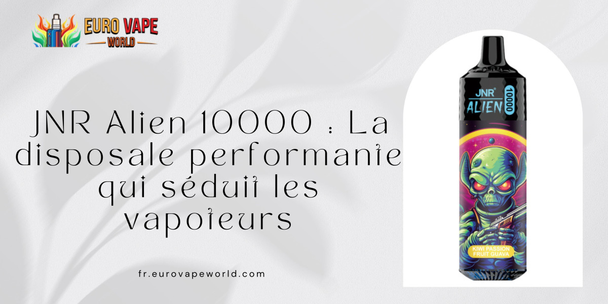JNR Alien 10000 : La disposale performante qui séduit les vapoteurs