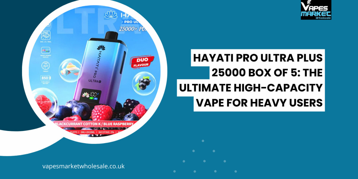 Hayati Pro Ultra Plus 25000 Box of 5: The Ultimate High-Capacity Vape for Heavy Users