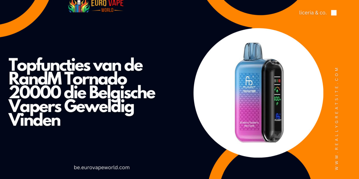 Topfuncties van de RandM Tornado 20000 die Belgische Vapers Geweldig Vinden