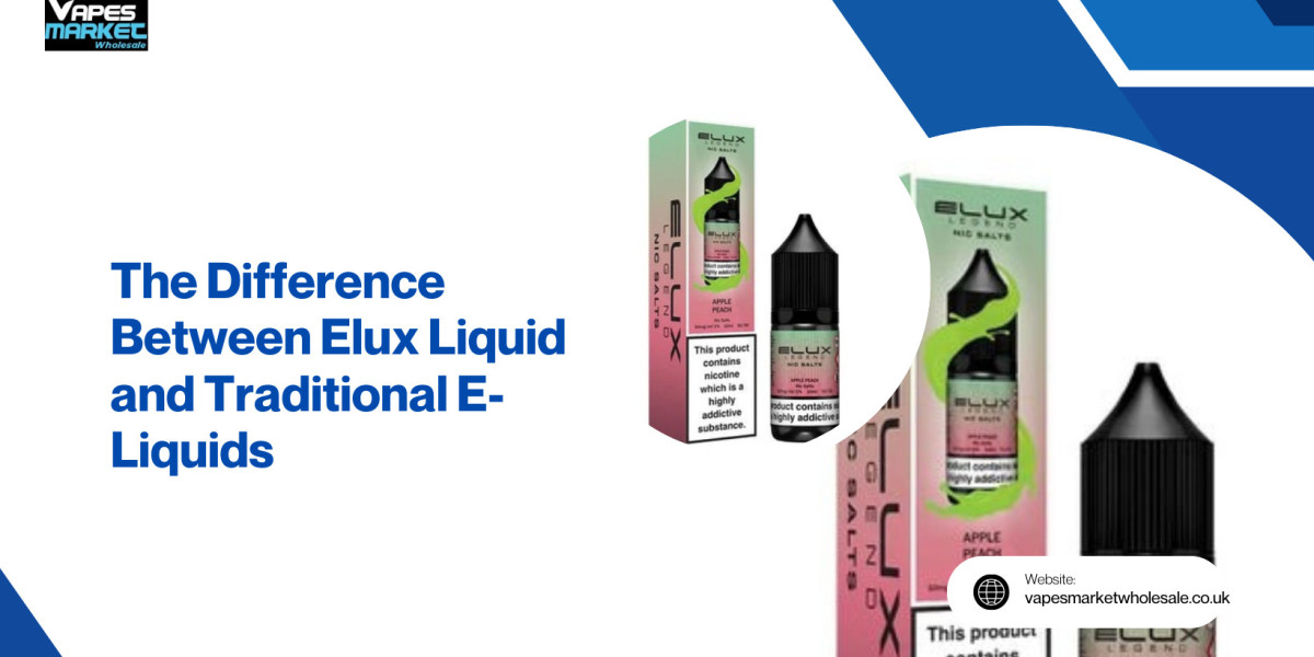 The Difference Between Elux Liquid and Traditional E-Liquids